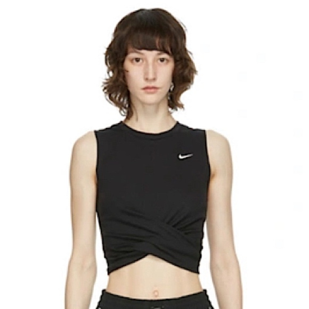NIKE - DRI-FIT WOMEN'S CROPPED TRAINING TANK, Size XS, Colour Black